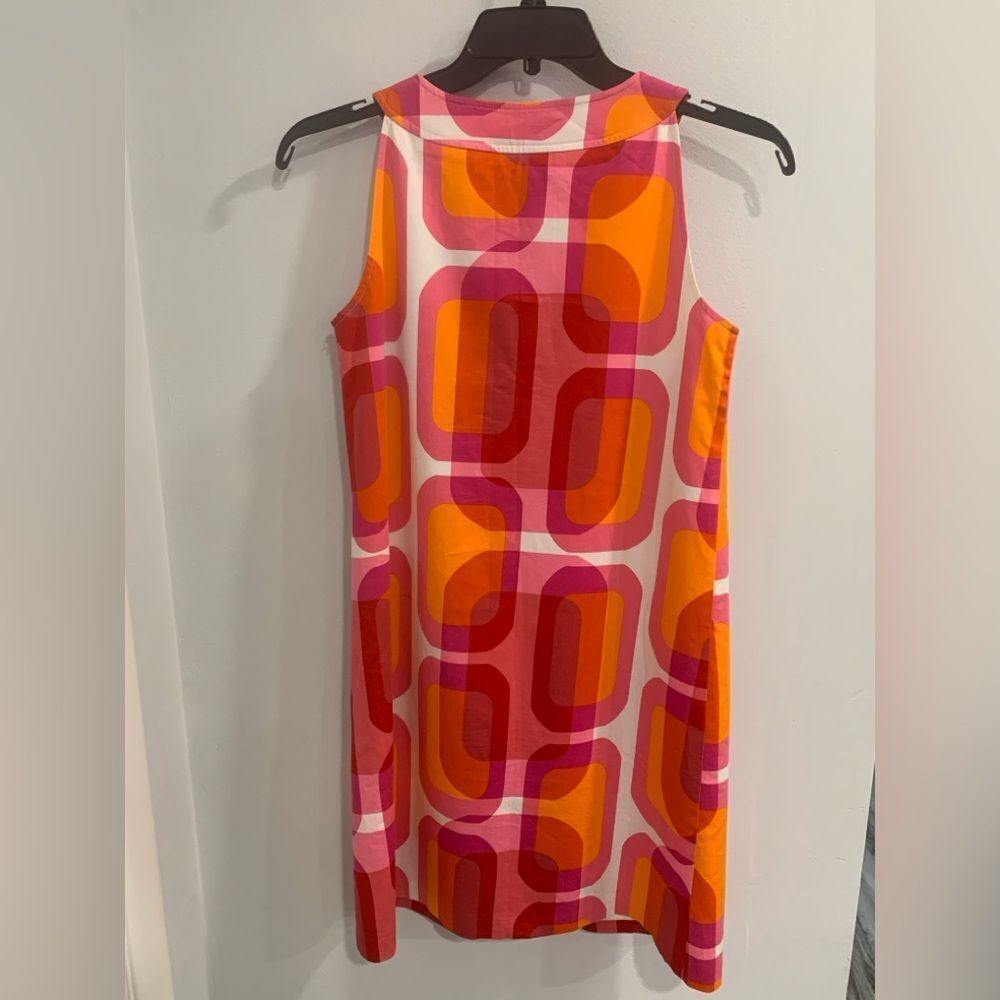 Eliza J. New York Vibrant Pink and Orange Geometric Dress - Picture 12 of 12